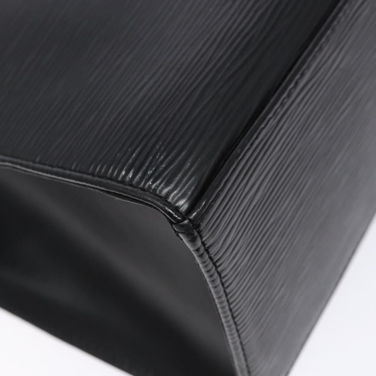 Louis Vuitton Croisette Handbag Epi Leather, BLACK, LEATHER, Tote bag