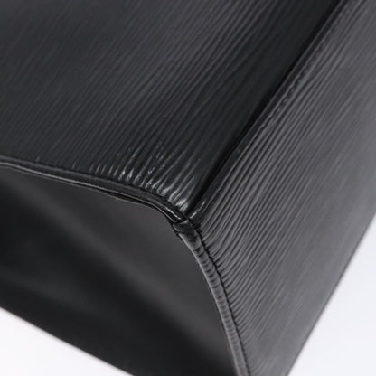 Louis Vuitton Croisette Handbag Epi Leather, BLACK, LEATHER, Tote bag