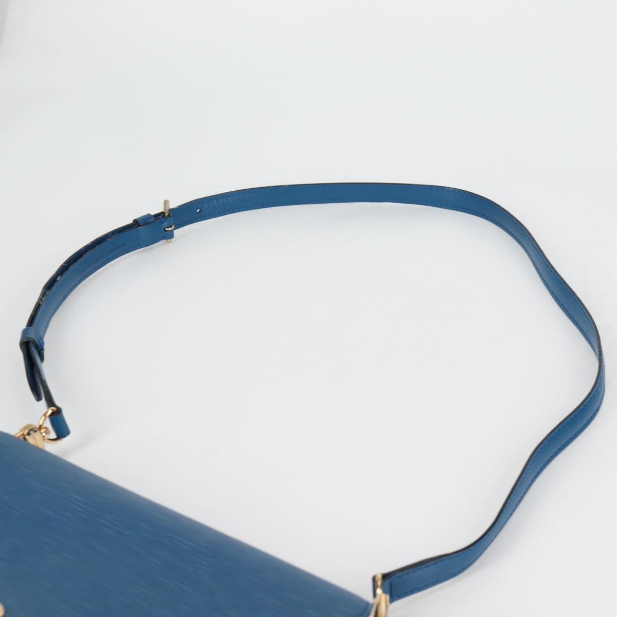Louis Vuitton Grenelle Shoulder Bag Epi Leather, BLUE, LEATHER, Shoulder bag