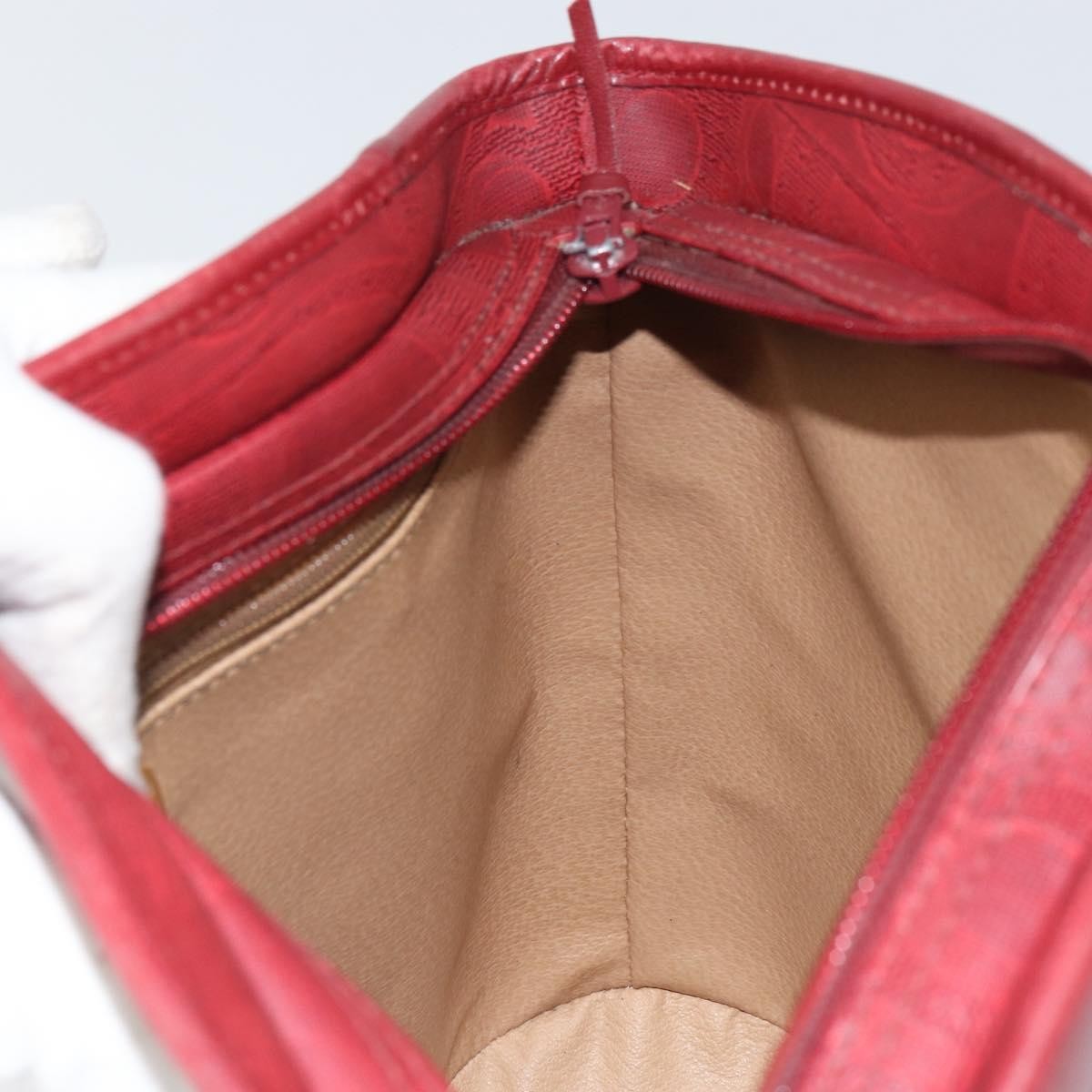 Christian Dior Trotter shoulder bag Canvas, RED, PVC, Shoulder bag