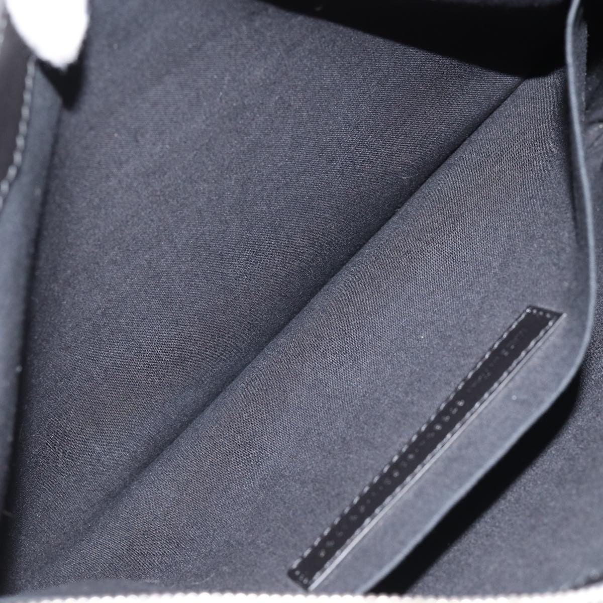 Balenciaga Navy Zip Pouch Canvas and Leather, BEIGE, CANVAS, Clutche & pouche