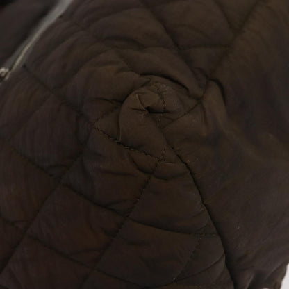 Chanel Coco Cocoon Zipped Tote Quilted Nylon, BROWN, NYLON, Tote bag