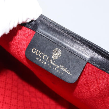 Gucci Sherry line pouch Canvas, BLACK, CANVAS, Clutche & pouche