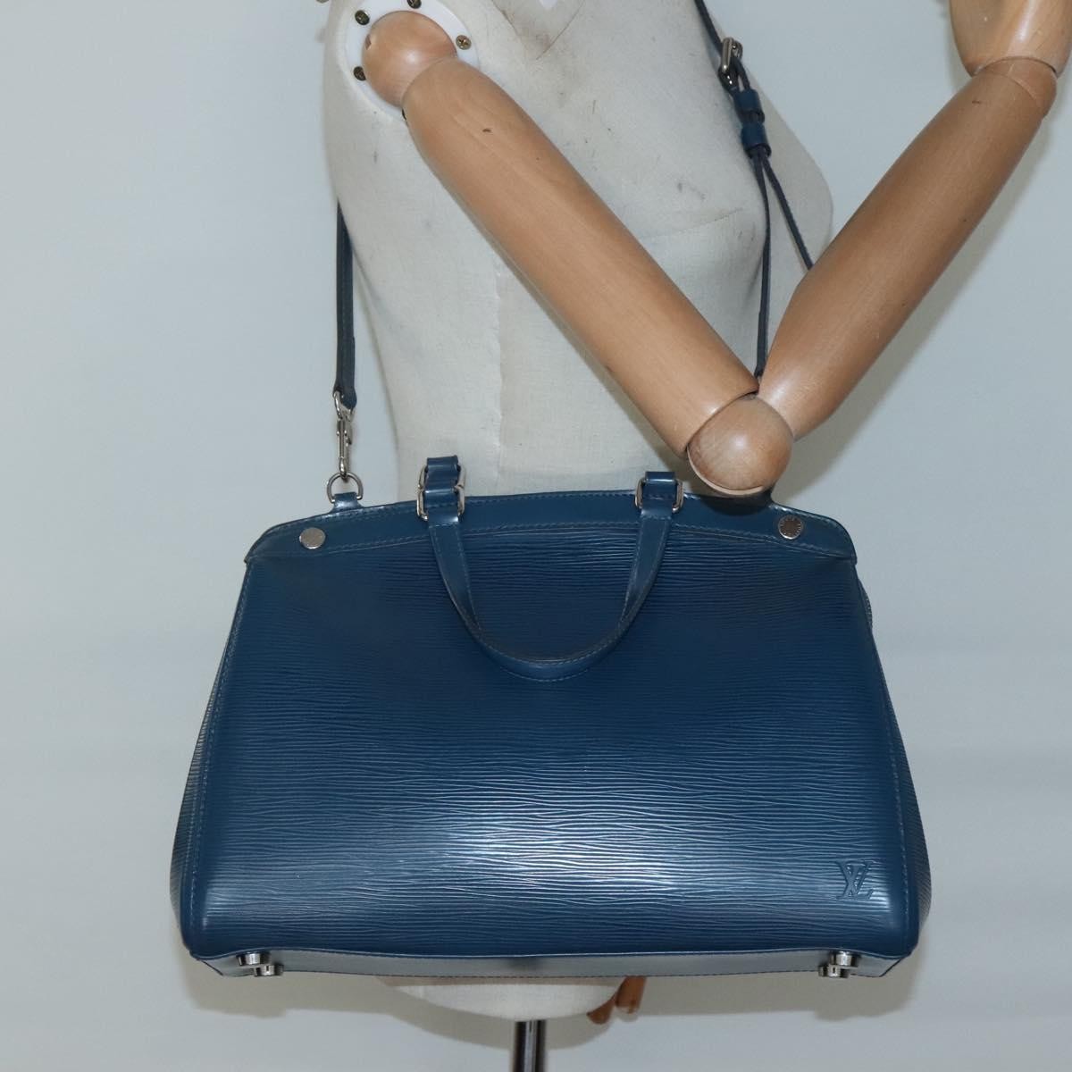 Louis Vuitton Blair Epi Leather, BLUE, LEATHER, Handbag