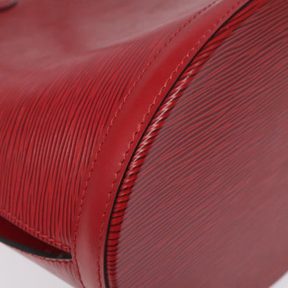 Louis Vuitton Cluny Shoulder Bag Epi Leather, RED, LEATHER, Shoulder bag