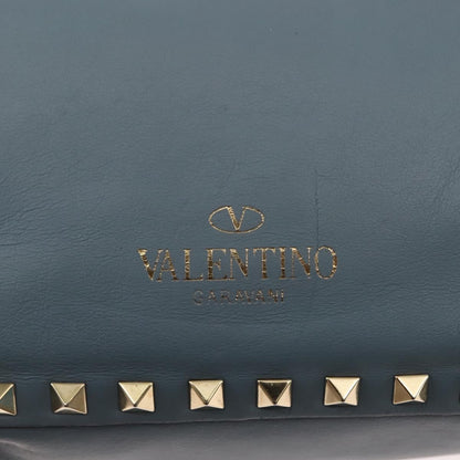 Valentino Garavani Rockstud Tote Soft Leather, BLUE, LEATHER, Tote bag