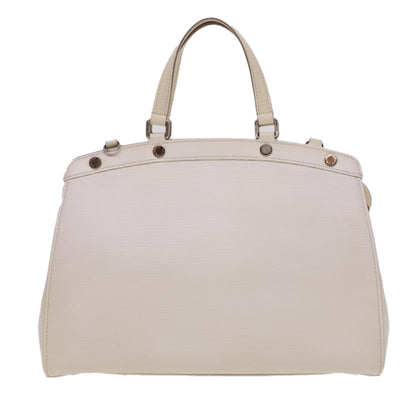 Louis Vuitton Brea Handbag Epi Leather, WHITE, LEATHER, Handbag