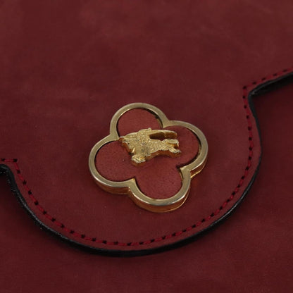 Burberry Vintage Crossbody Bag Suede, PINK, SUEDE, Shoulder bag