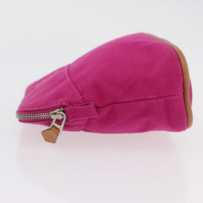 Hermes Bolide Travel Pouch Canvas, Pink, Canvas, Clutch