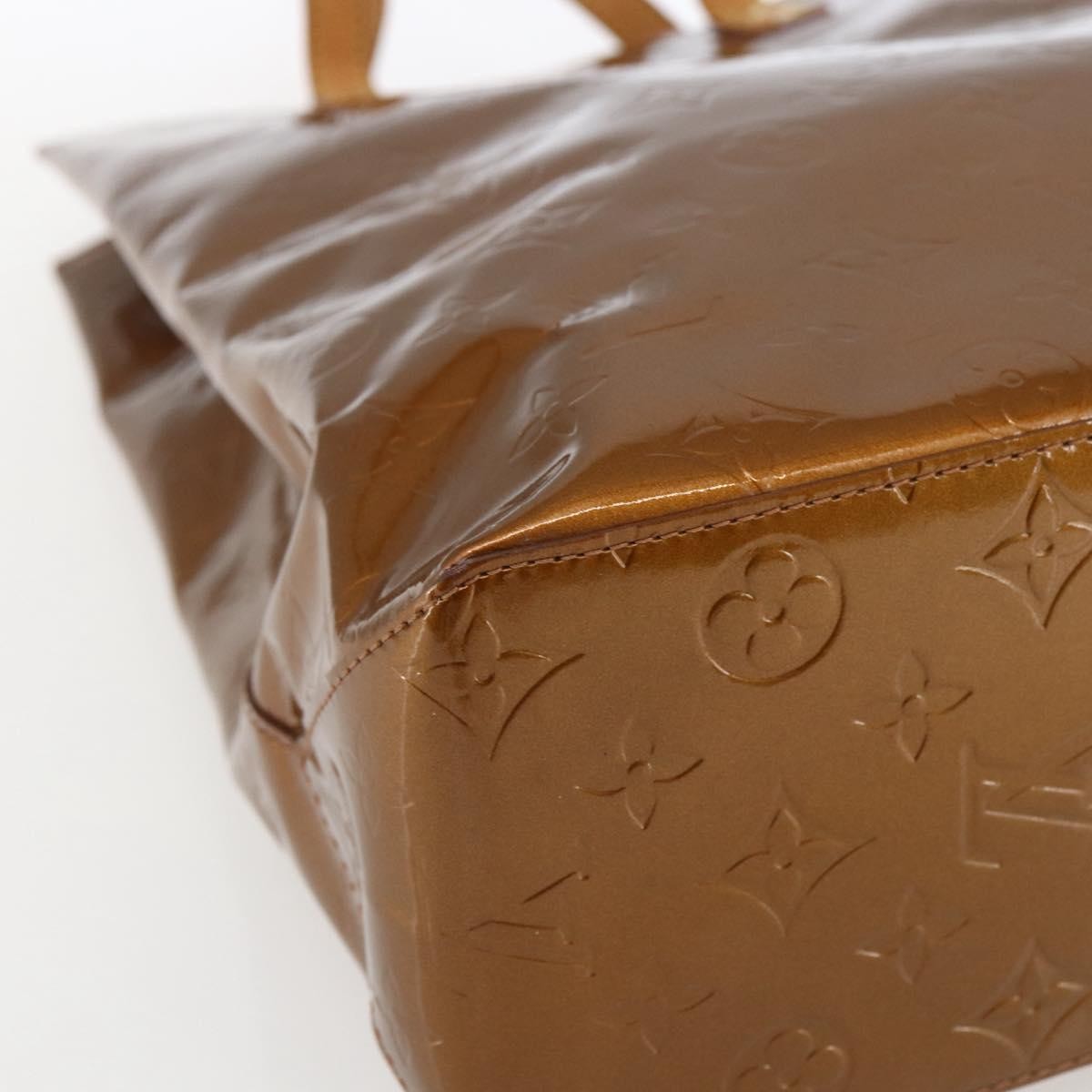 Louis Vuitton Reade Handbag Monogram Vernis, BROWN, PATENT_LEATHER, Tote bag