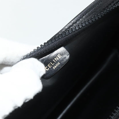 Celine Clutch Bag Leather, Black, Leather, Clutch