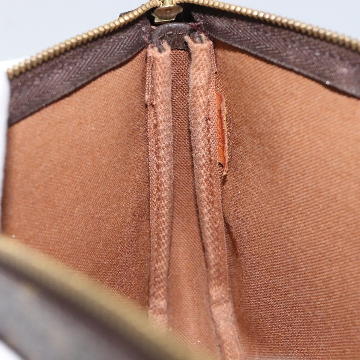 Louis Vuitton Pochette Accessoires NM Monogram Canvas, BROWN, CANVAS, Clutche & pouche