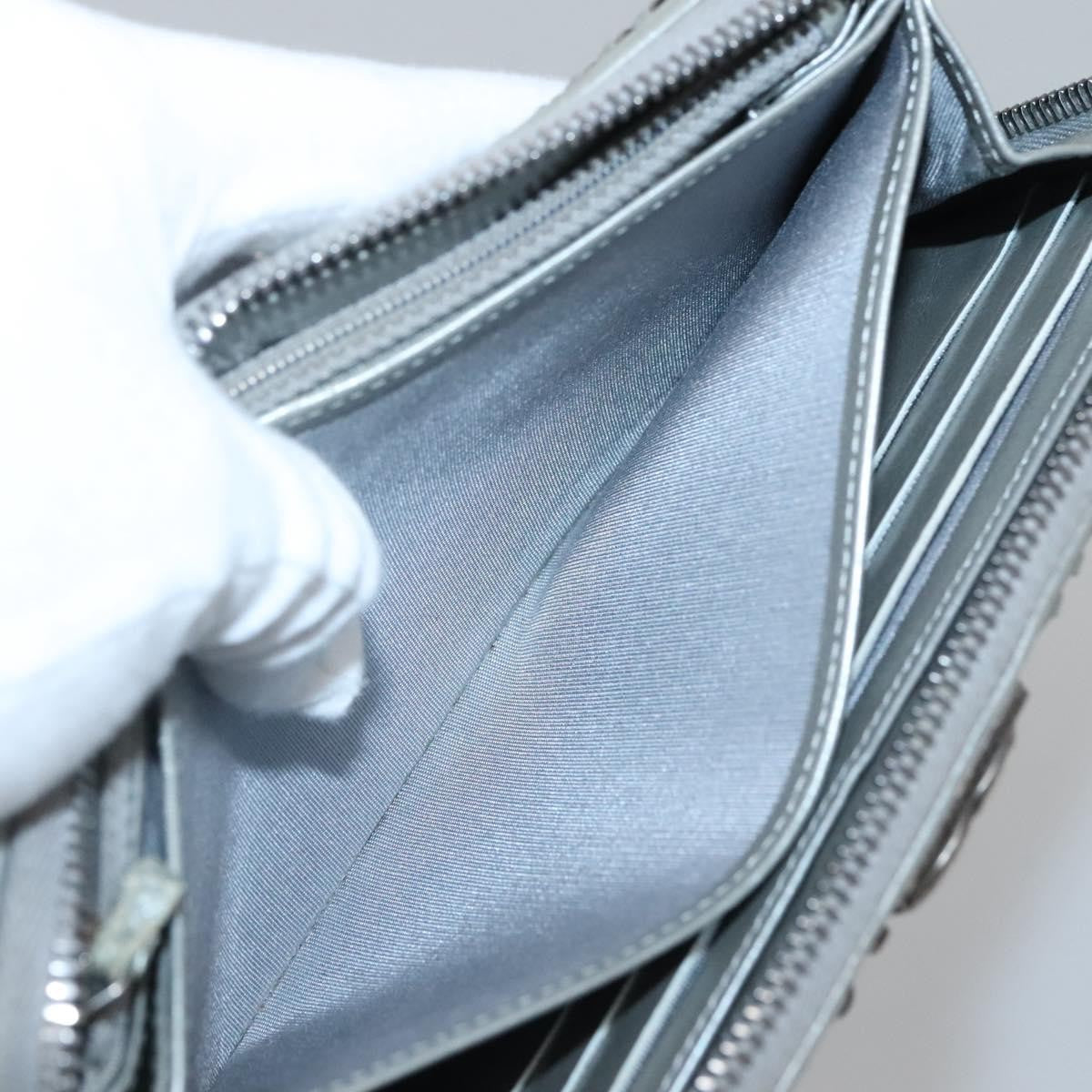 Chanel Boy Zip Jacket Wallet Quilted Calfskin, SILVER, LEATHER, Wallets