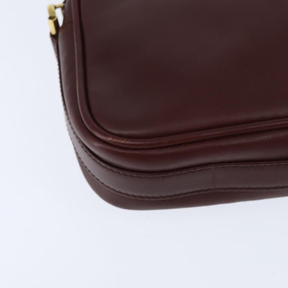 cartier Must de Cartier Shoulder Bag Leather, BURGUNDY, LEATHER, Shoulder bag