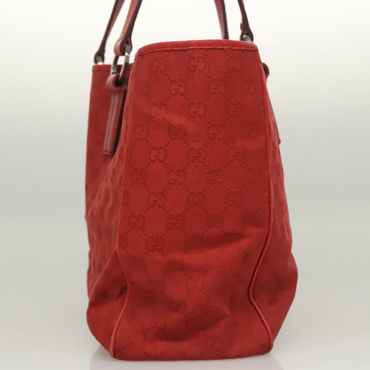 Gucci Vintage Open Tote GG Canvas, Red, Canvas, Tote Bag