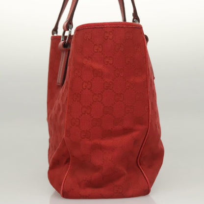 Gucci Vintage Open Tote GG Canvas, Red, Canvas, Tote Bag