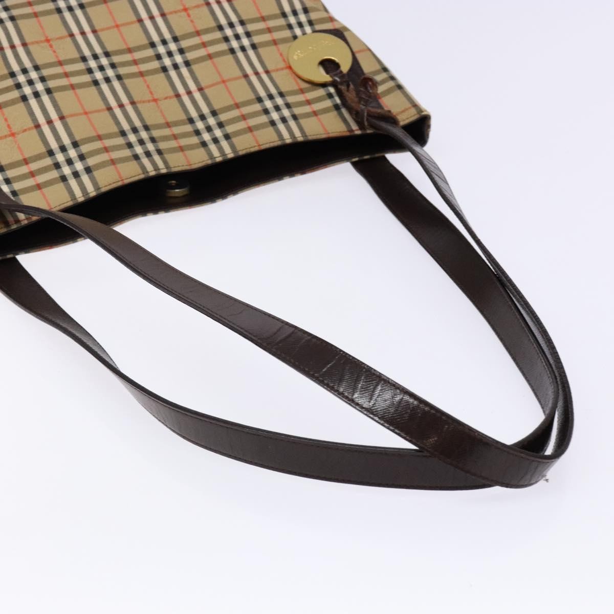 Burberry Nova Check Tote canvas check pattern, BEIGE, CANVAS, Tote bag
