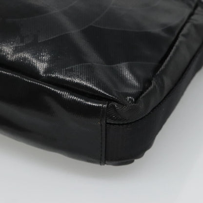 Chanel sports shoulder bag Coco mark, BLACK, CANVAS, Shoulder bag