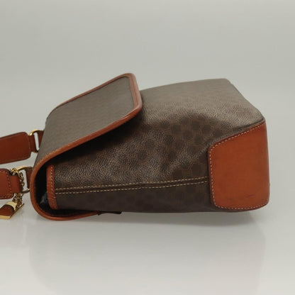 Celine Triomphe vintage handbag Macadam canvas, BROWN, CANVAS, Handbag