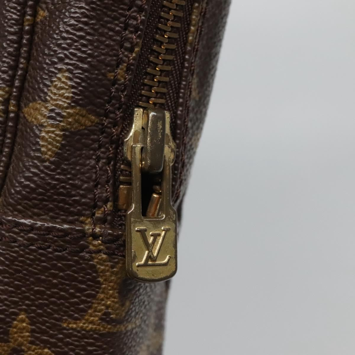 Louis Vuitton Trousse Toiletry Pouch Monogram Canvas, BROWN, CANVAS, Toiletry Case