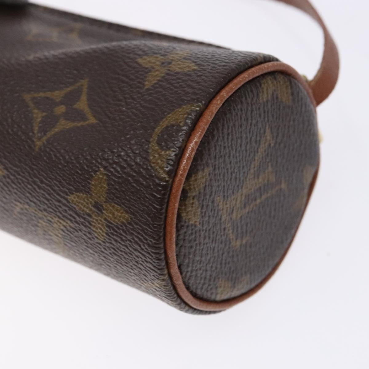 Louis Vuitton Papillon Pochette Monogram Canvas, BROWN, CANVAS, Clutche & pouche