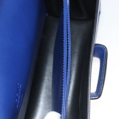 Loewe Barcelona Shoulder Bag Leather, Blue, Leather, Shoulder Bag
