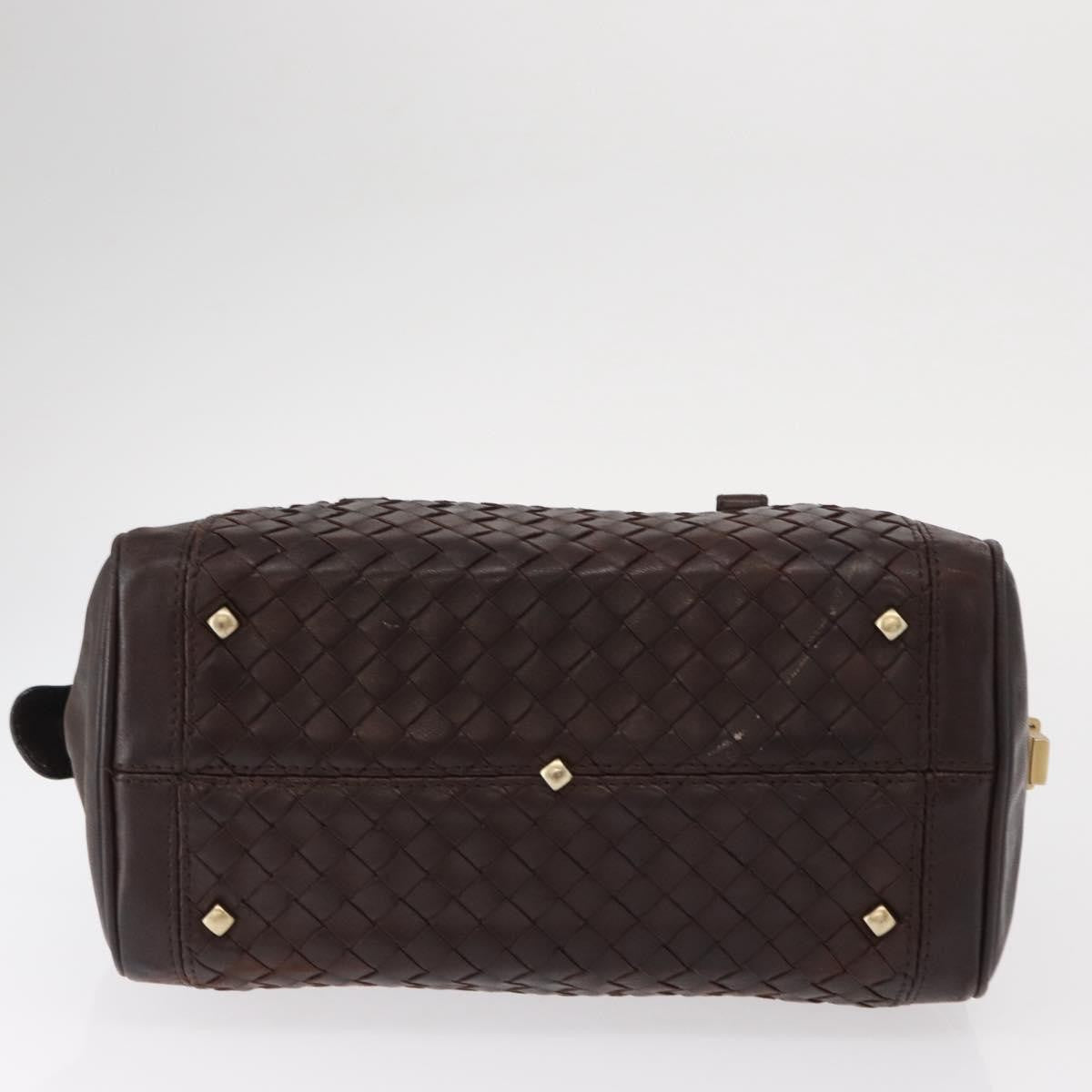 Bottega Veneta Intrecciato Handbag Leather, BROWN, LEATHER, Handbag