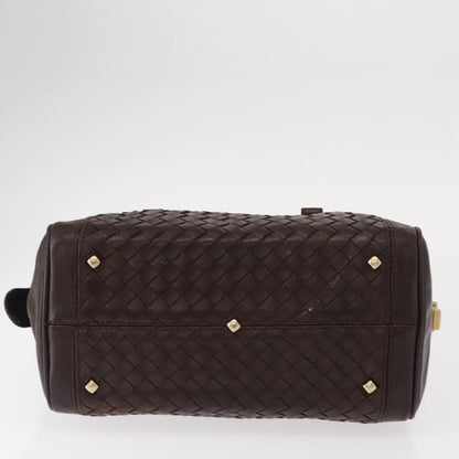 Bottega Veneta Intrecciato Handbag Leather, BROWN, LEATHER, Handbag