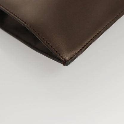 Gucci Vintage Shoulder Bag Leather, BROWN, LEATHER, Shoulder bag