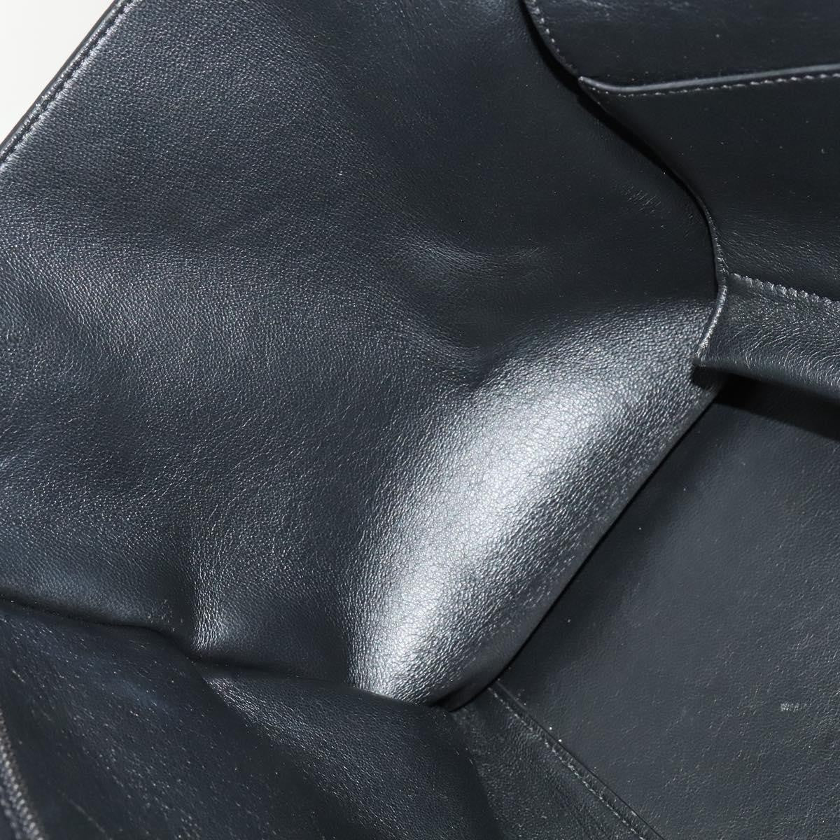 Celine Trapeze Bag Leather with Suede, BLACK, LEATHER, Handbag