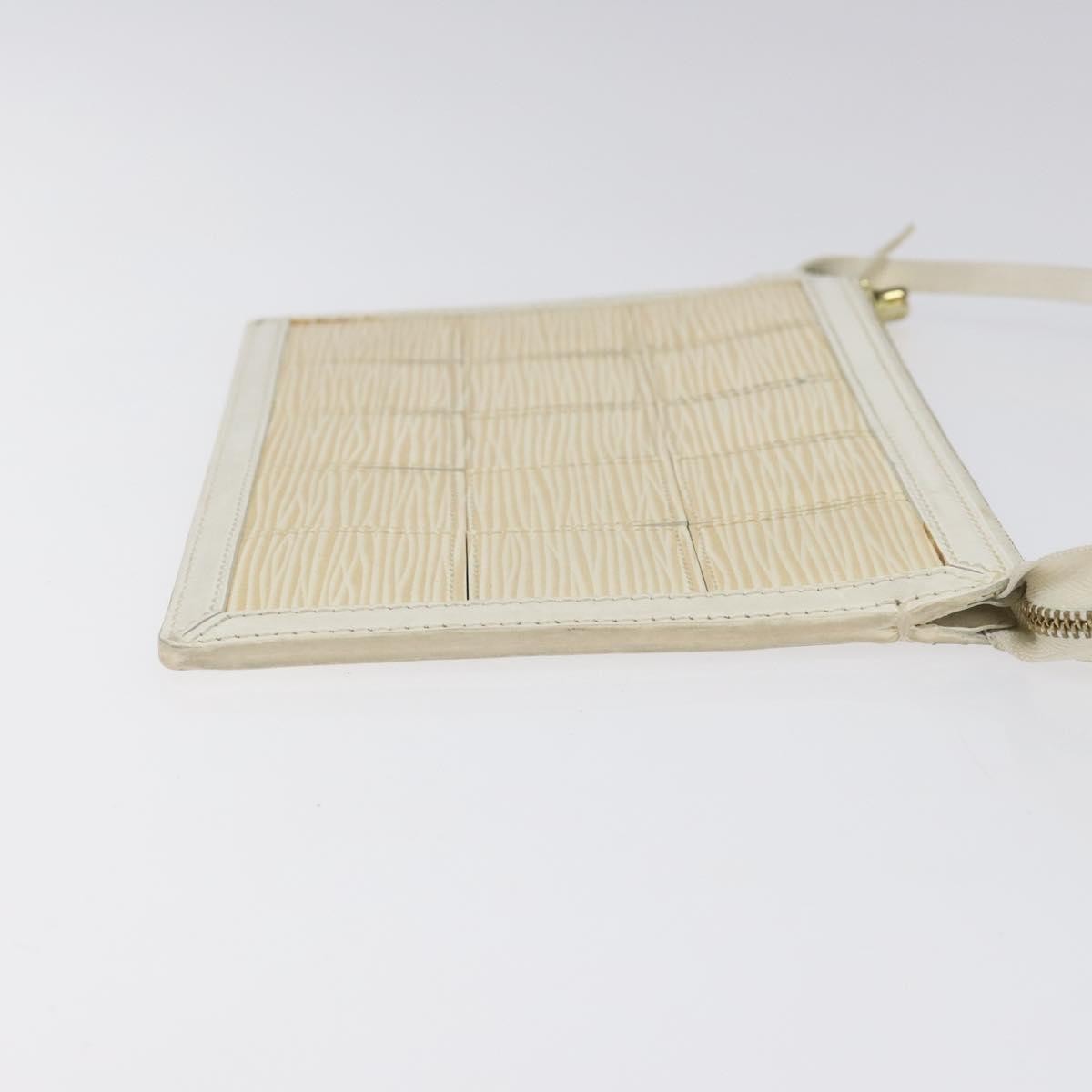Louis Vuitton Delmonico Pochette Stretch Epi Leather, Beige, Leather, Clutch
