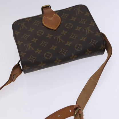 Louis Vuitton Cartouchiere Handbag Monogram Canvas, BROWN, CANVAS, Handbag