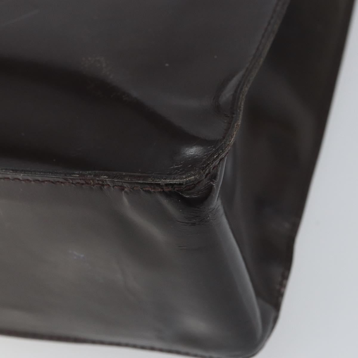 Chanel Vintage Tote Patent leather, BROWN, PATENT_LEATHER, Tote bag