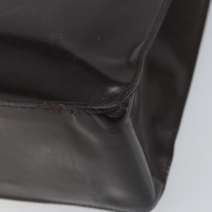 Chanel Vintage Tote Patent leather, BROWN, PATENT_LEATHER, Tote bag
