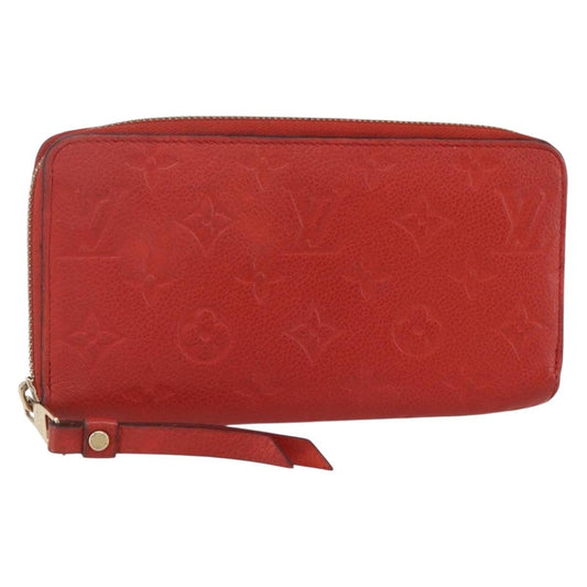 Louis Vuitton Portefeuille zippy Monogramme Empreinte Monogramme Empreinte, RED, LEATHER, Wallets