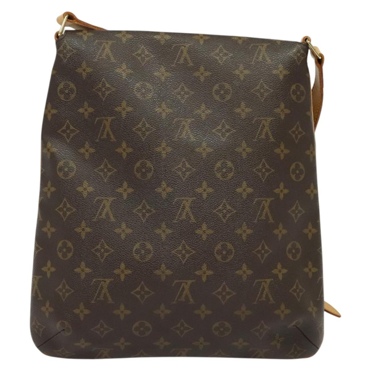 Louis Vuitton Musette Salsa Handbag Monogram Canvas, BROWN, CANVAS, Shoulder bag