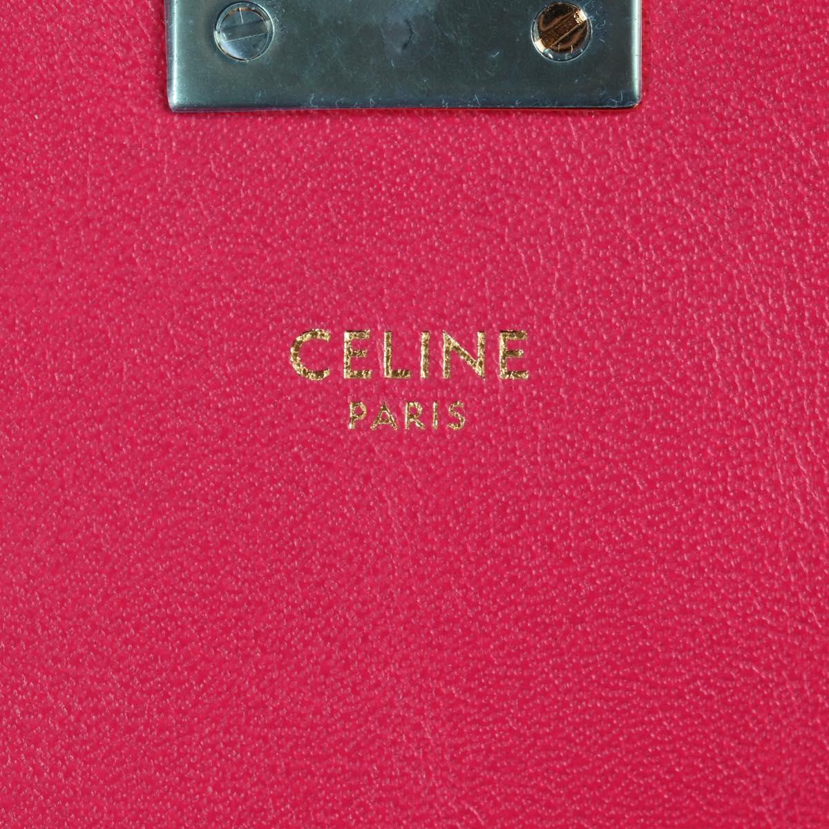 Celine C Bag Quilted Leather, PINK, LEATHER, Handbag