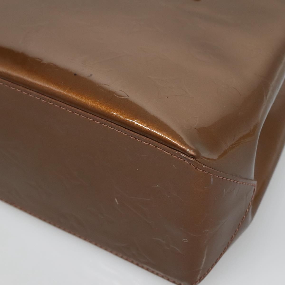 Louis Vuitton Reade Handbag Monogram Vernis, BROWN, PATENT_LEATHER, Handbag