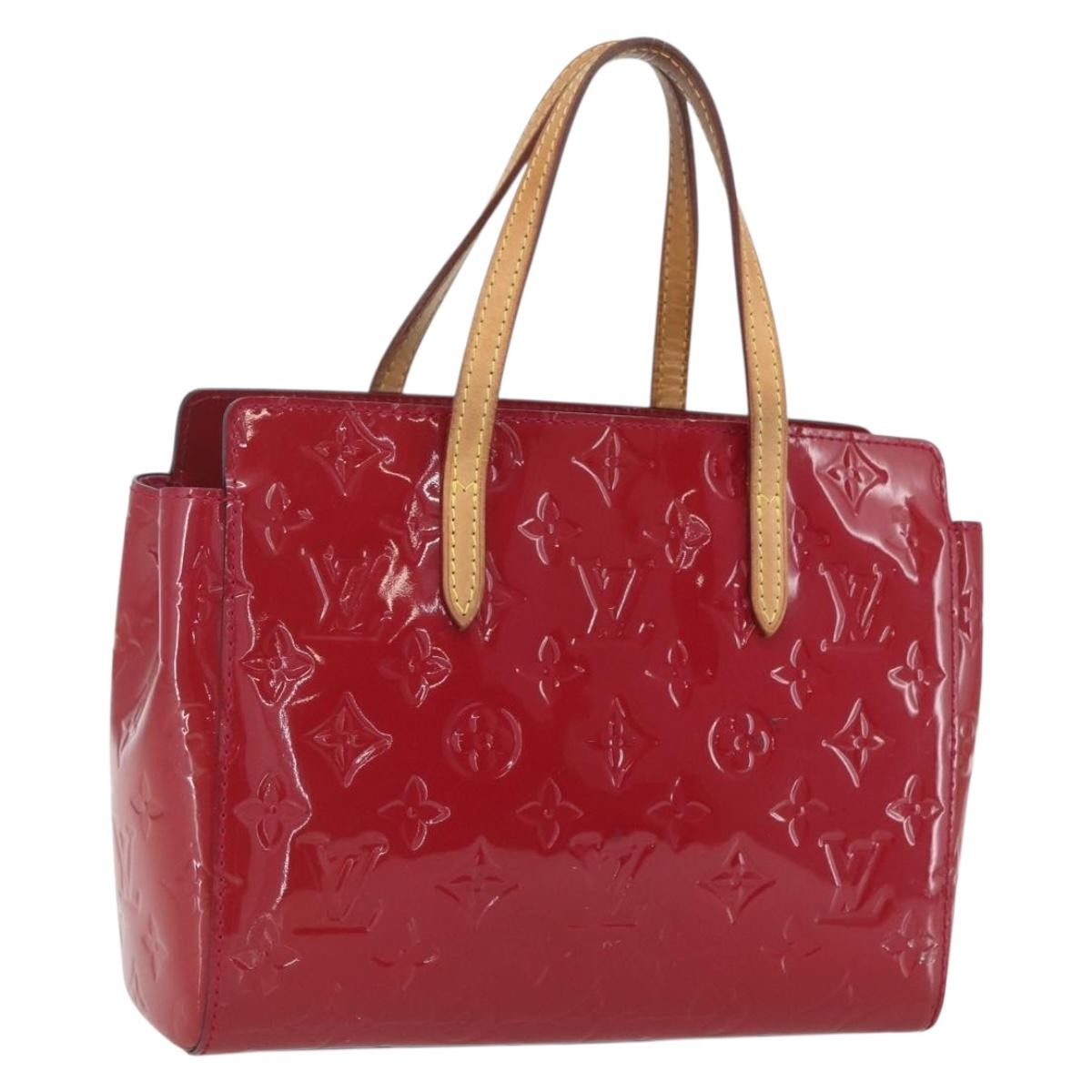 Louis Vuitton Catalina Handbag Monogram Vernis, PINK, PATENT_LEATHER, Handbag