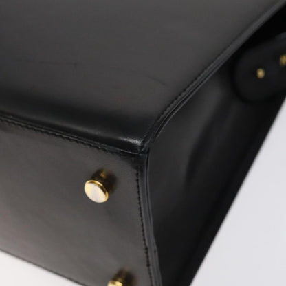 Salvatore Ferragamo Vala Shoulder Bag Leather, BLACK, LEATHER, Shoulder bag