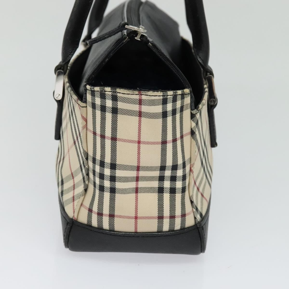Burberry Nova Check Handbag Nova Check Canvas and leather, BEIGE, CANVAS, Handbag