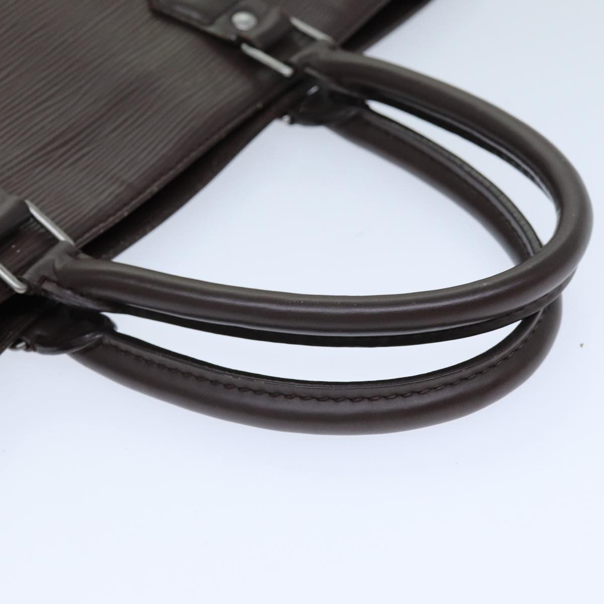 Louis Vuitton Sac Plat Bag Epi Leather, BROWN, LEATHER, Handbag