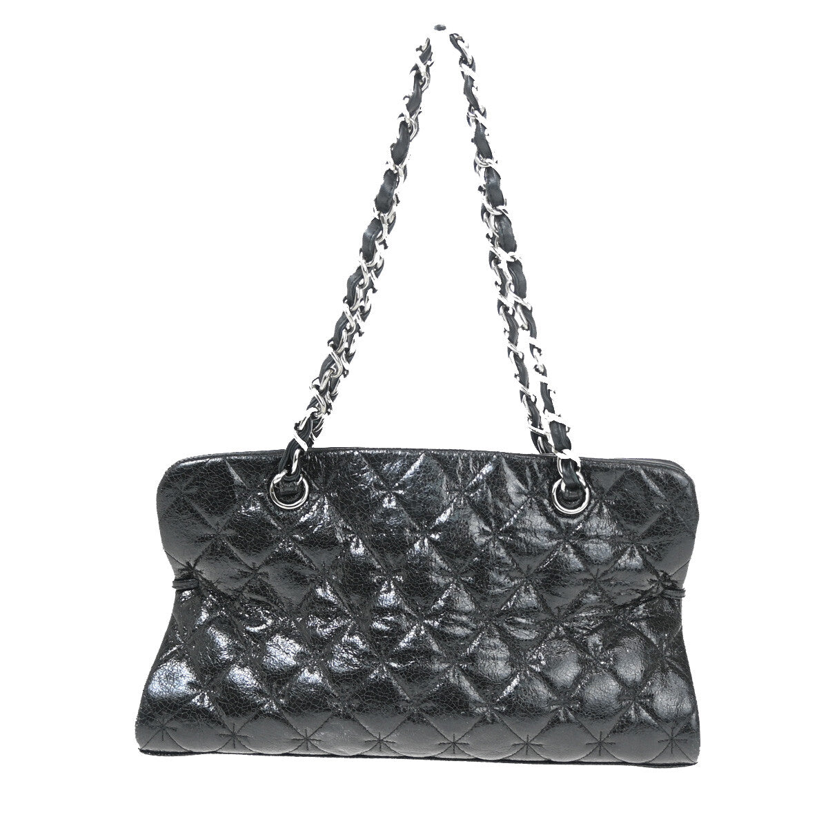 Chanel Reissue 2.55 Tote Quilted Calfskin, BLACK, PATENT_LEATHER, Shoulder bag