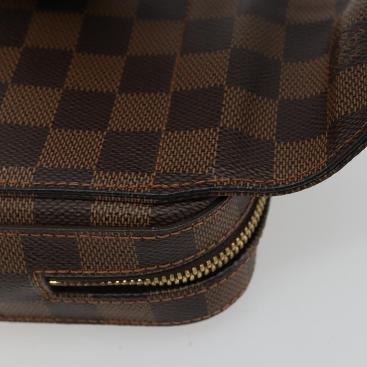 Louis Vuitton Geronimos Waist Bag Damier, Brown, Canvas, Shoulder Bag