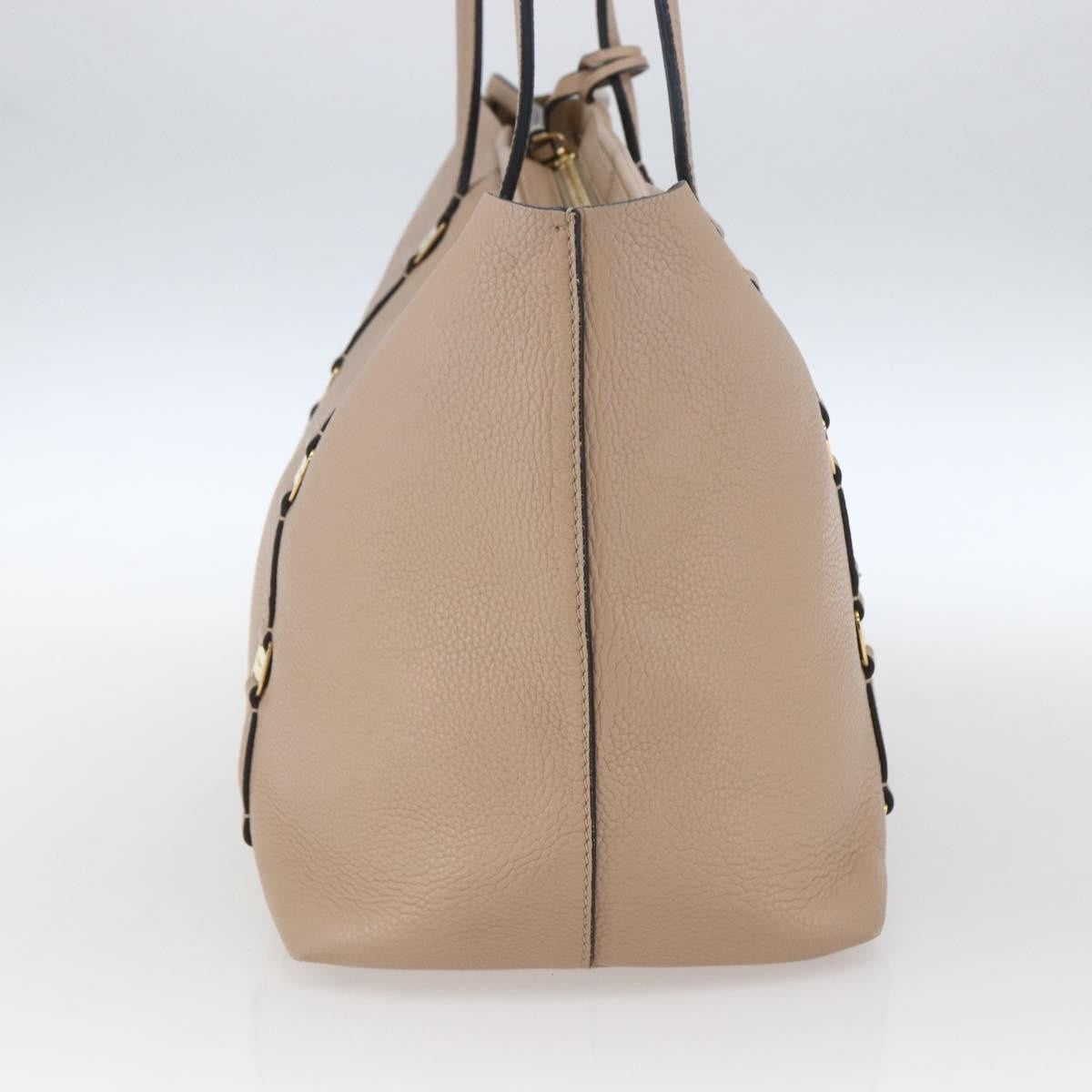 Salvatore Ferragamo Vala tote Leather, BEIGE, LEATHER, Tote bag