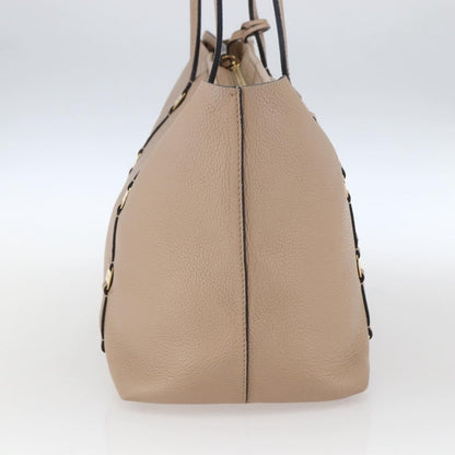 Salvatore Ferragamo Vala tote Leather, BEIGE, LEATHER, Tote bag