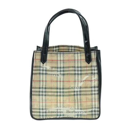 Burberry Nova Check Handbag Nylon, BEIGE, NYLON, Handbag
