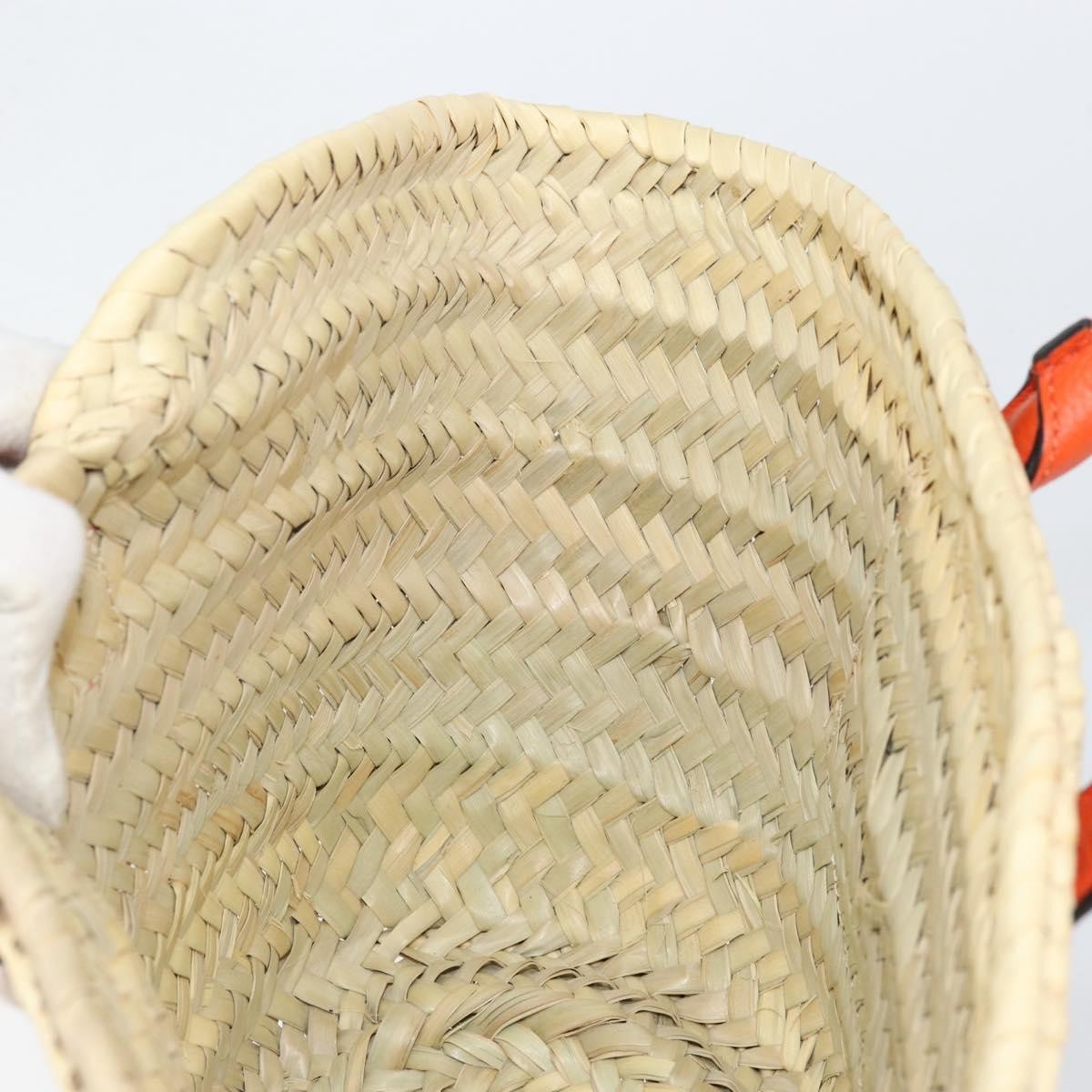 Chloe Marcie Basket Bag Raffia and Leather, BEIGE, WICKER, Handbag