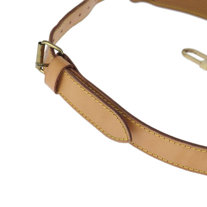 Louis Vuitton Adjustable Shoulder Strap Leather, BEIGE, LEATHER, Straps