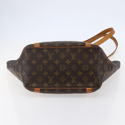 Louis Vuitton Shopping Sac Handbag Monogram Canvas, BROWN, CANVAS, Tote bag